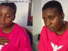 Lady weeps as her boyfriend absconds with her rent money