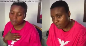 Lady weeps as her boyfriend absconds with her rent money