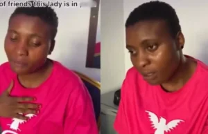 Lady weeps as her boyfriend absconds with her rent money